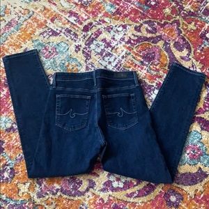 AG high rise Stevie ankle jeans